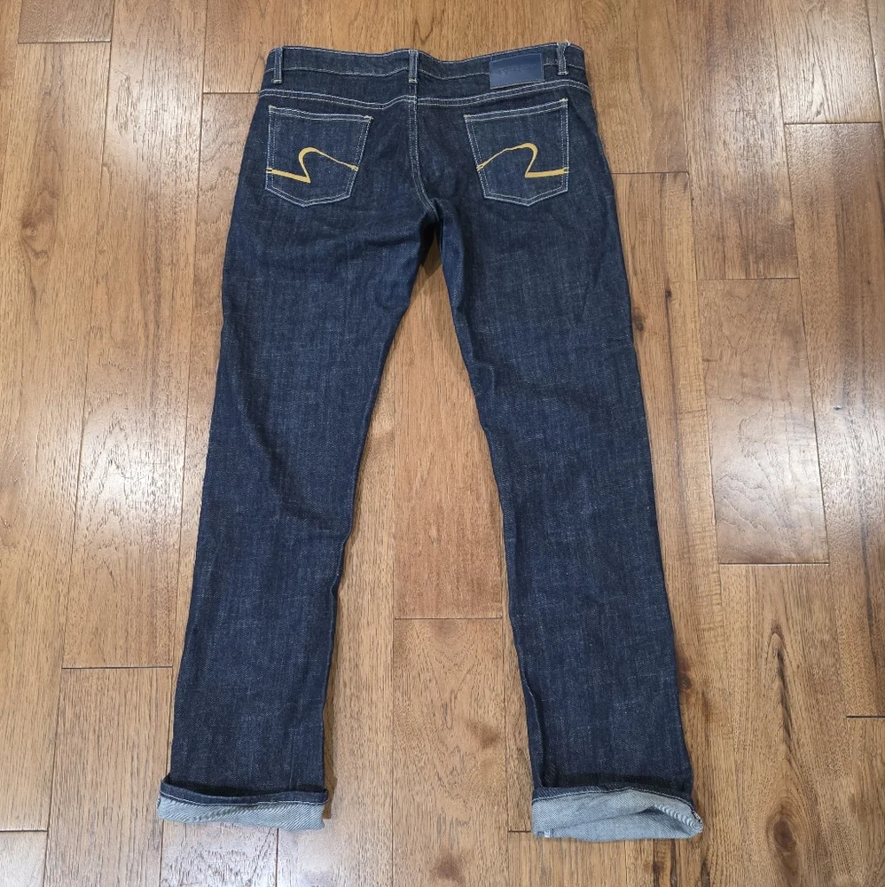 Spykar Aleeza Trendy Dark Wash Low Rise Straight-Leg Stretchy Indie Jeans. 34